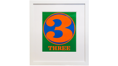 Robert Indiana "Three" Serigraph