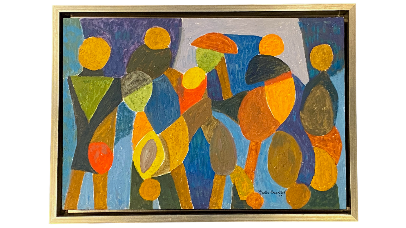 Martin Rosenthal (1899-1974) abstract o/b, c1964