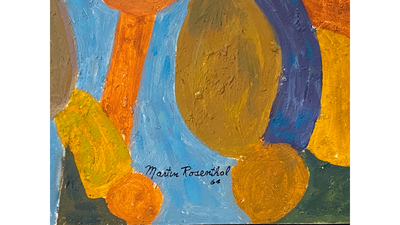 Martin Rosenthal (1899-1974) abstract o/b, c1964