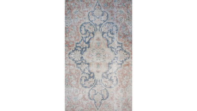 9'10 x 13'2 Persian Kerman overdyed rug